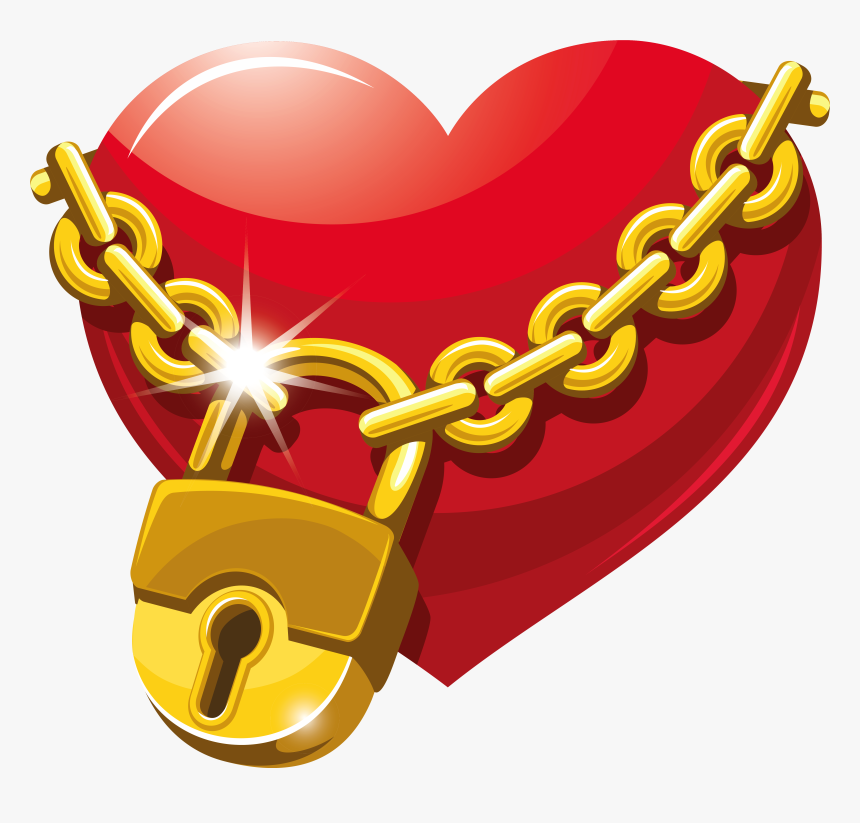 Locked Heart Png King - Locked Heart Png, Transparent Png