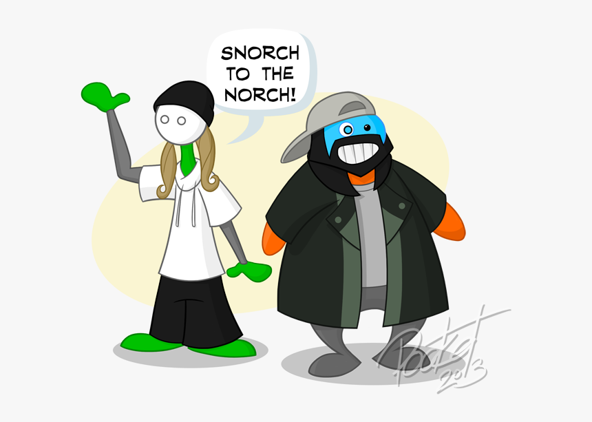 Zee And Silent Bubs - Cartoon, HD Png Download