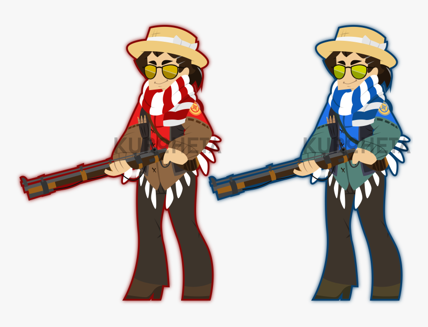 Tf2 Sniper New-01, HD Png Download