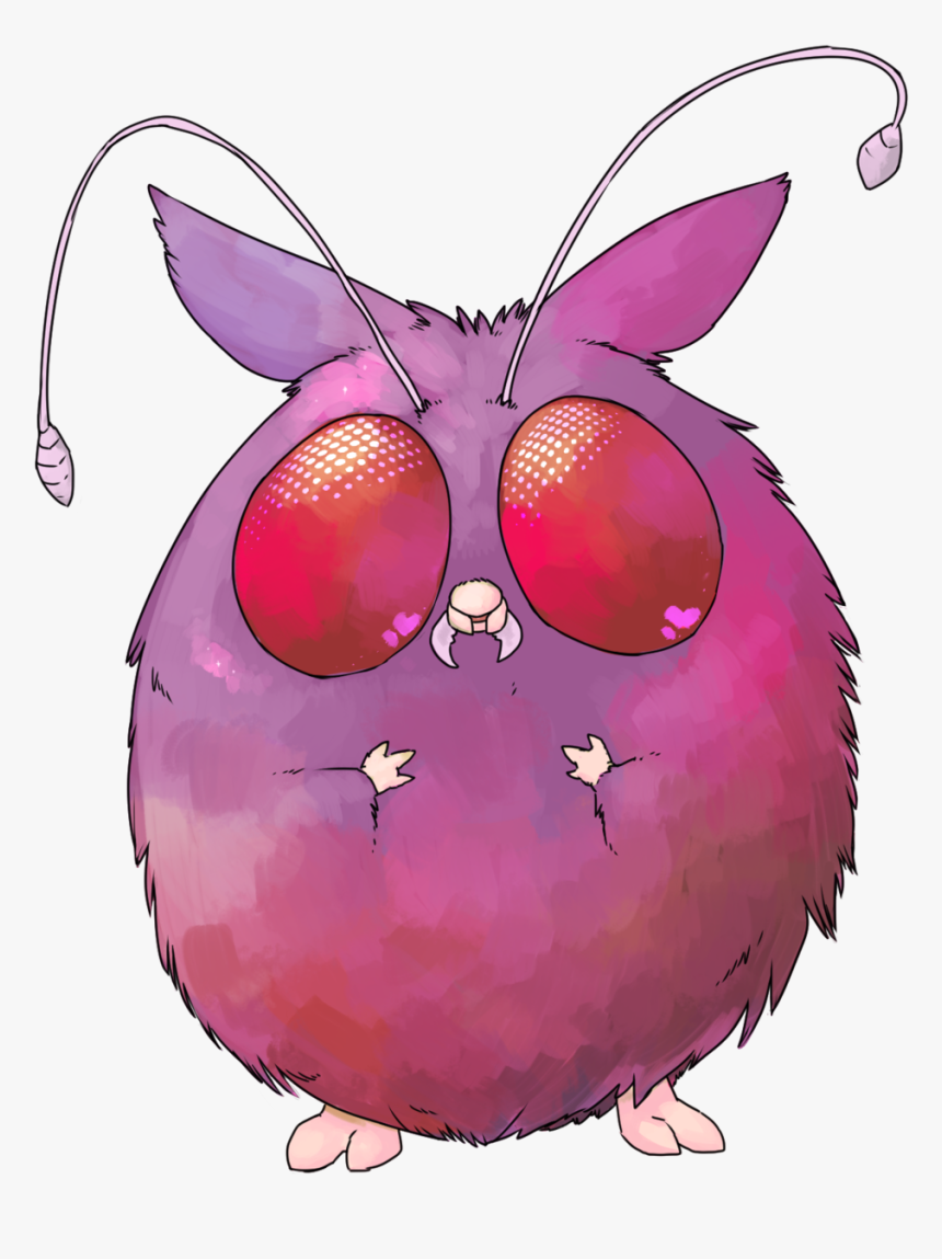 “ A Mega-sparkly Venonat Because They Deserve The Sparkle - Cartoon, HD Png Download