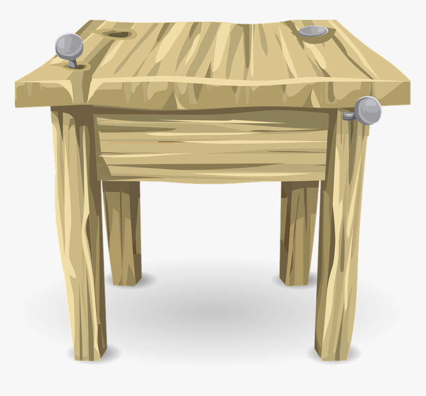 Table, Desk, Wood, Furniture, Rustic, Wooden, Brown - Tavolo Legno Png, Transparent Png