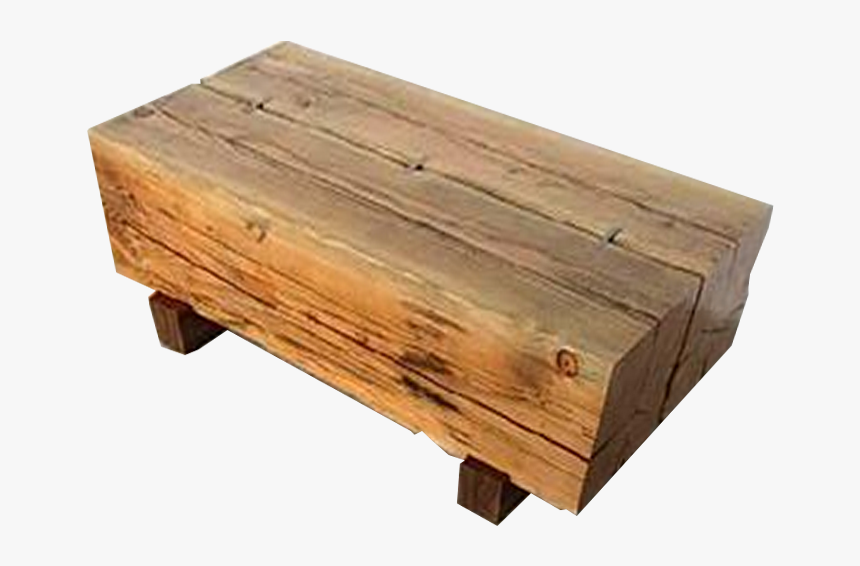 Reclaimed Wood Coffee Tables-live Edge Coffee Table - Plank, HD Png Download