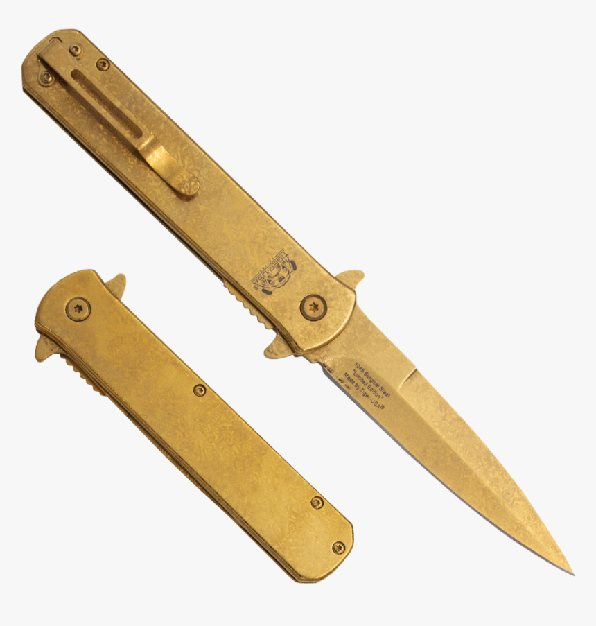 Transparent Made In The Usa Stamp Png - Tiger Usa Stiletto Knife, Png Download