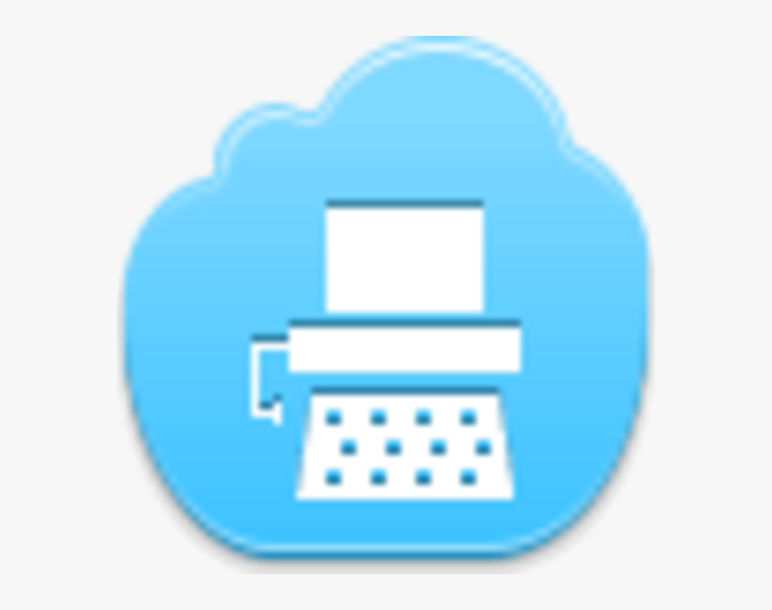 Red Typewriter Logo, HD Png Download