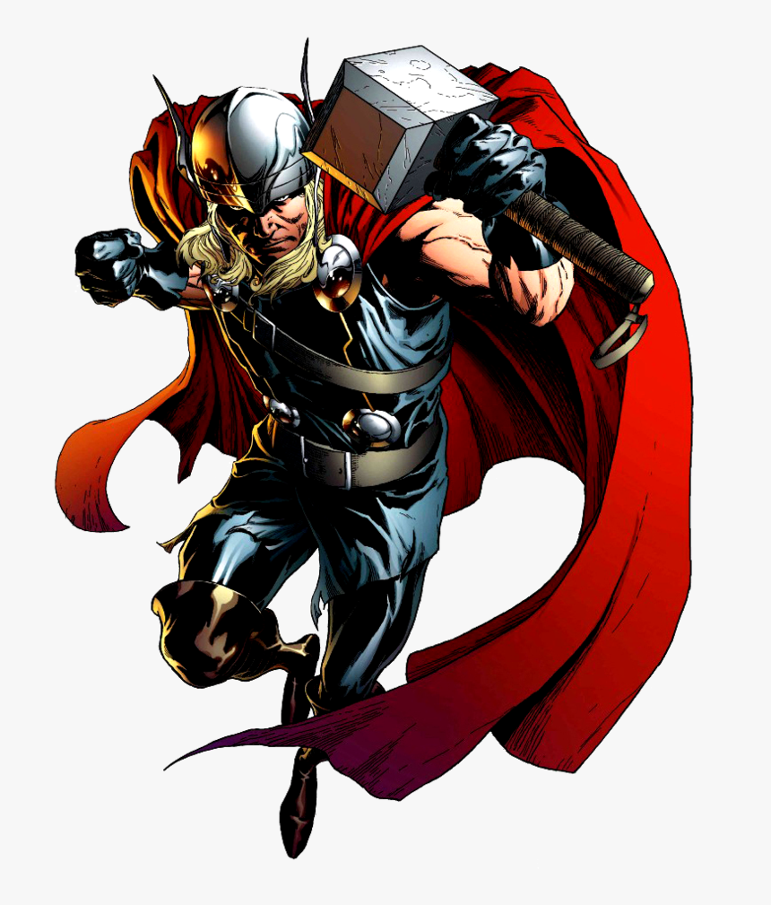 America Comics Thor Book Comic Captain Marvel Clipart, HD Png Download