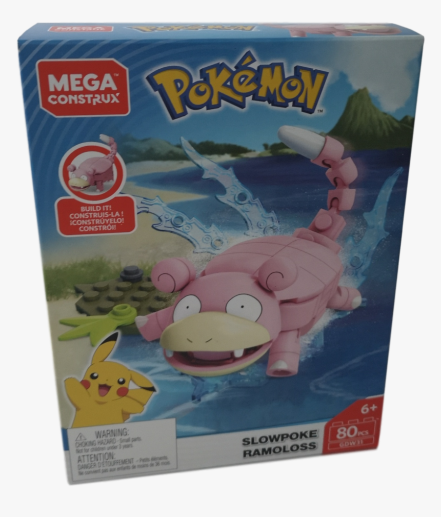 Mega Construx Pokemon Slowpoke, HD Png Download