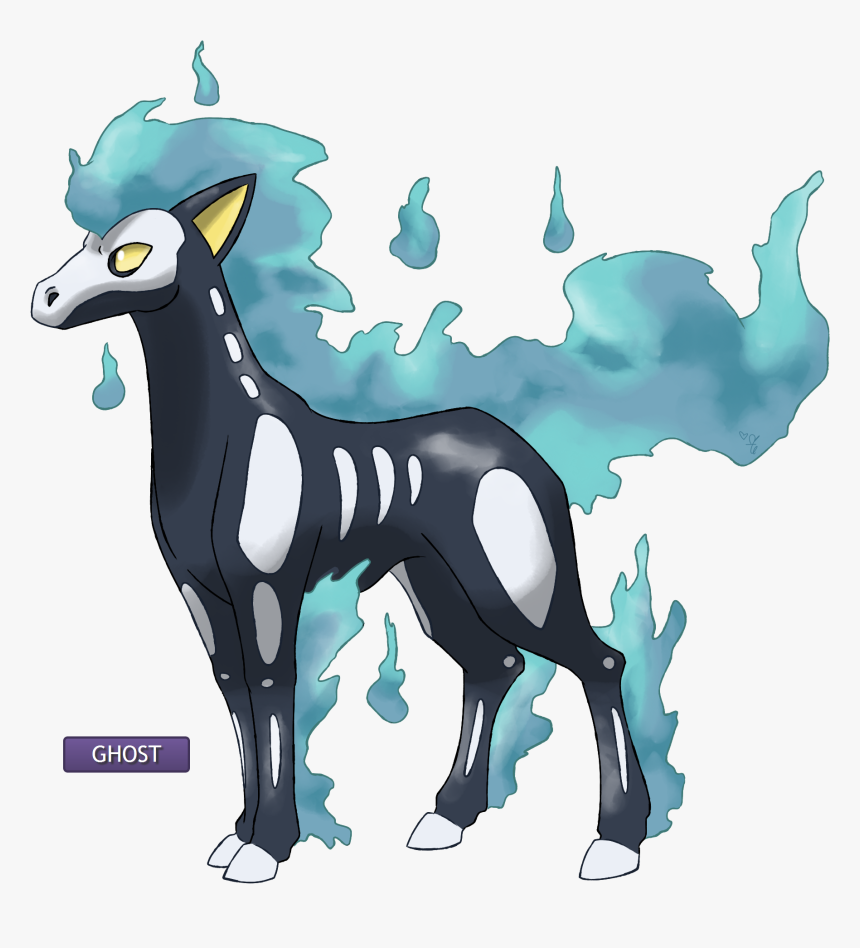 Skelepony - Pokemon Ponyta As A Ghost Type, HD Png Download