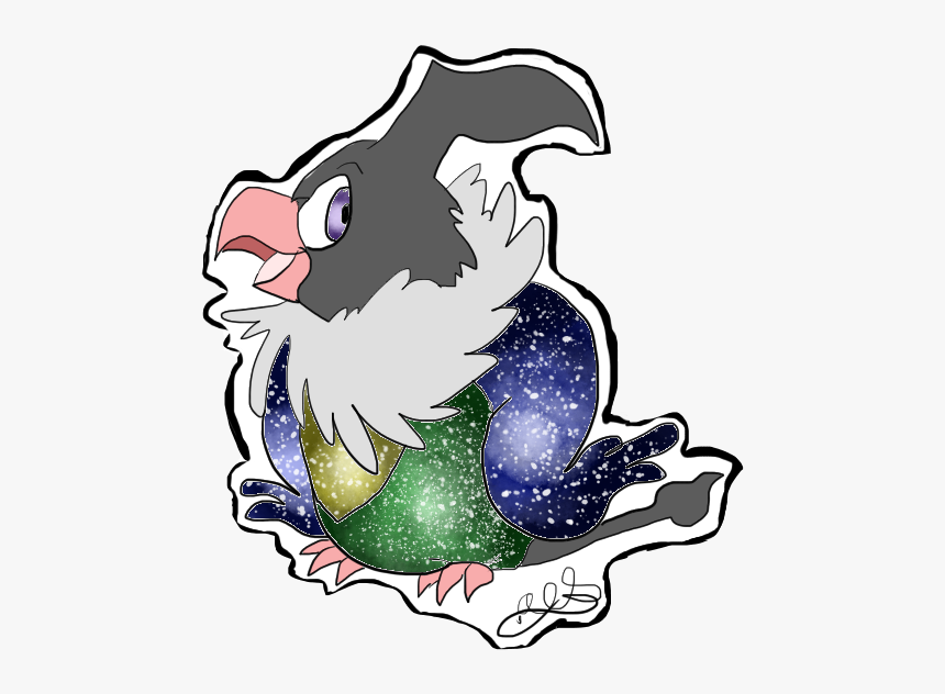 Galaxy Chatot - Illustration, HD Png Download