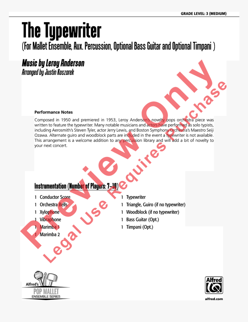 Product Thumbnail - Alfred Music, HD Png Download