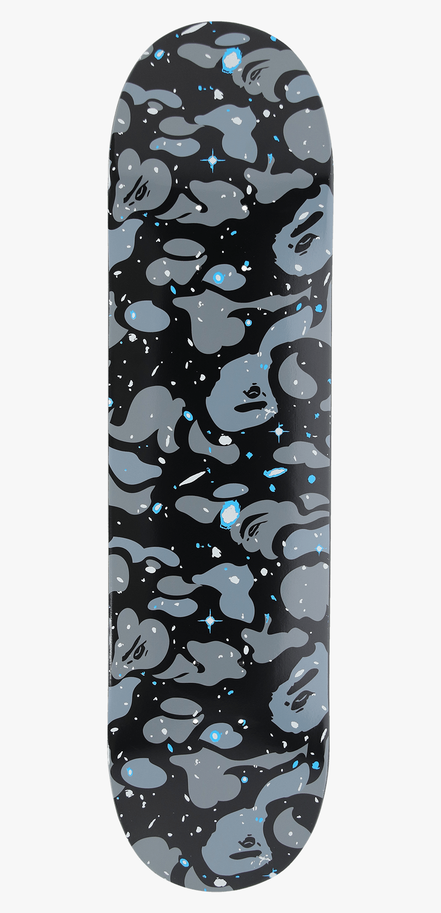 Space Camo Skateboard, Black, Hi-res - Skateboard Deck, HD Png Download