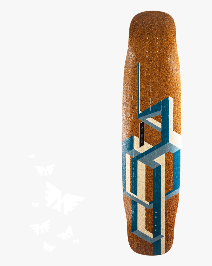 Loaded Basalt Tesseract Longboard Skateboard Deck W/grip - Skateboard Deck, HD Png Download