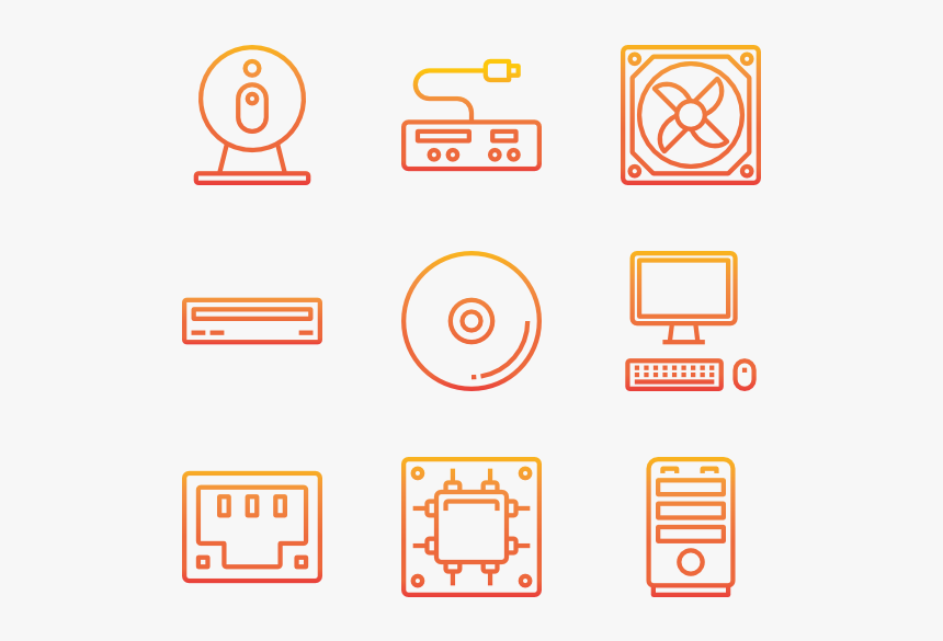 Computer Hardware - Circle, HD Png Download