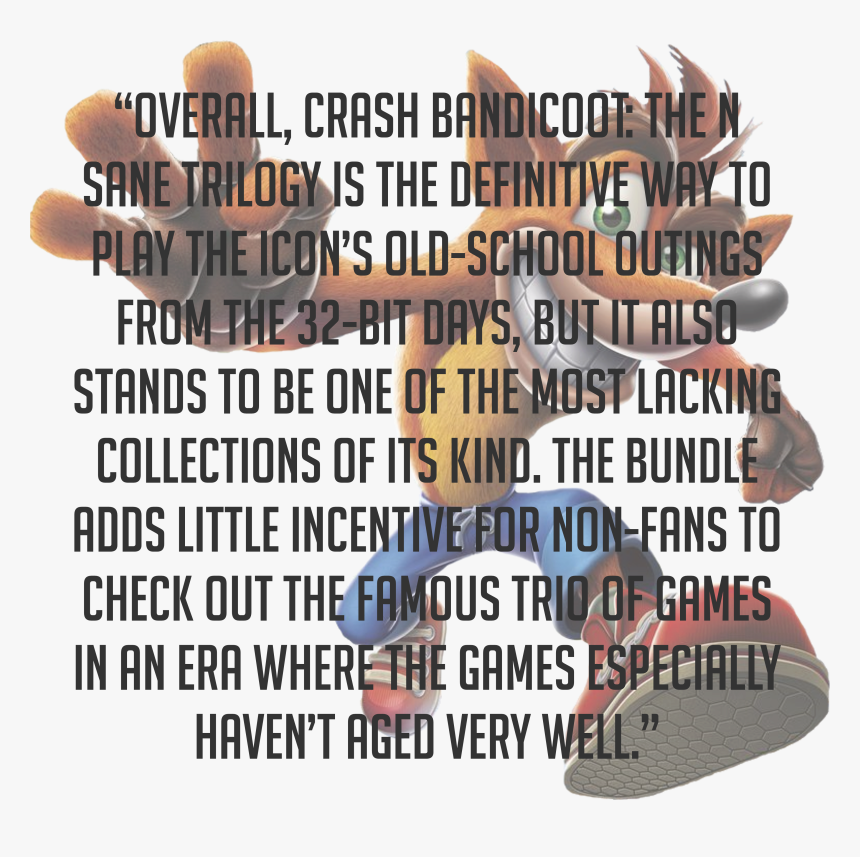 Crash Bandicoot N Sane Trilogy Png, Transparent Png