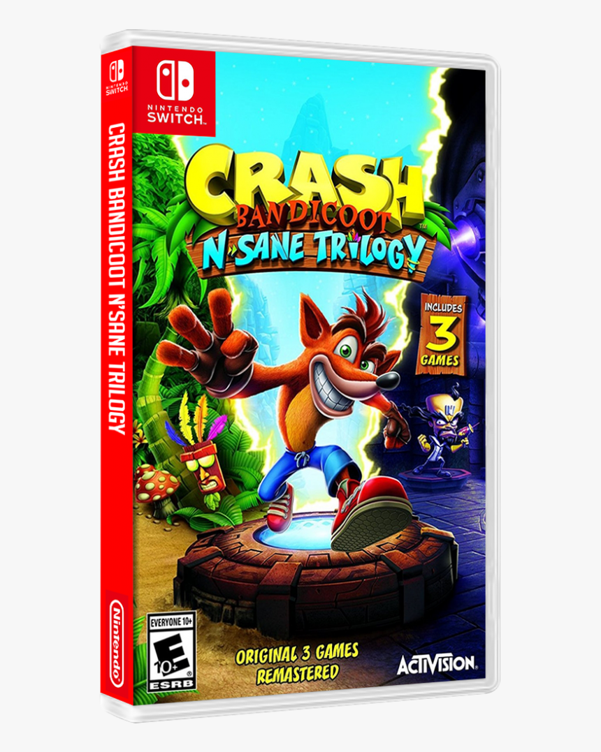 Crash Bandicoot N Sane Trilogy Juegos Para Nintendo Switch, HD Png