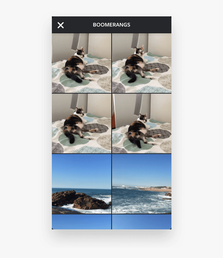 Instagram Video Tools Boomerang - Collage, HD Png Download
