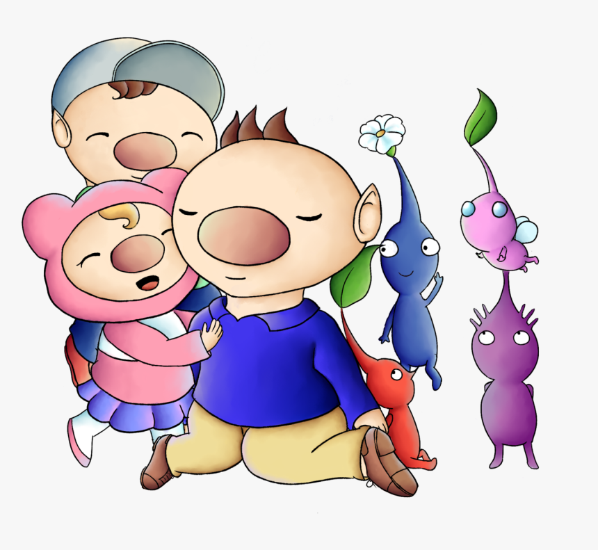 Oof, I Recently Played The First Two Pikmin Games - Cartoon, HD Png Download