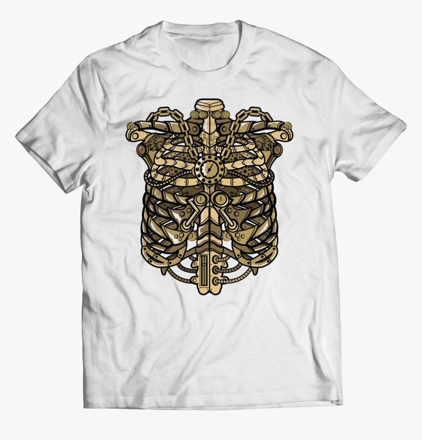Steampunk Ribcage T Shirt Proud Mom Air Force - Rubik Cube T Shirt, HD Png Download