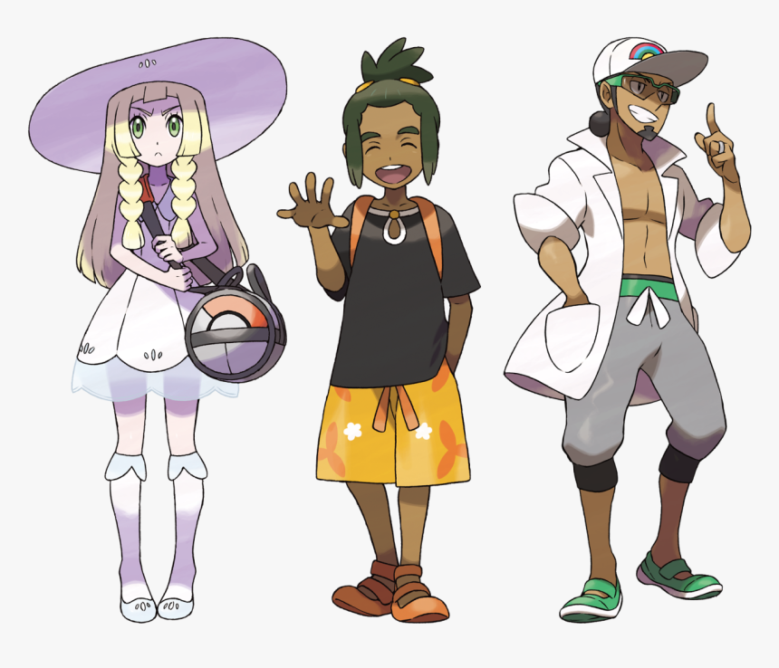 Here Are Some Main References Collected For Your Convenience - Pokemon Professor Kukui, HD Png Download