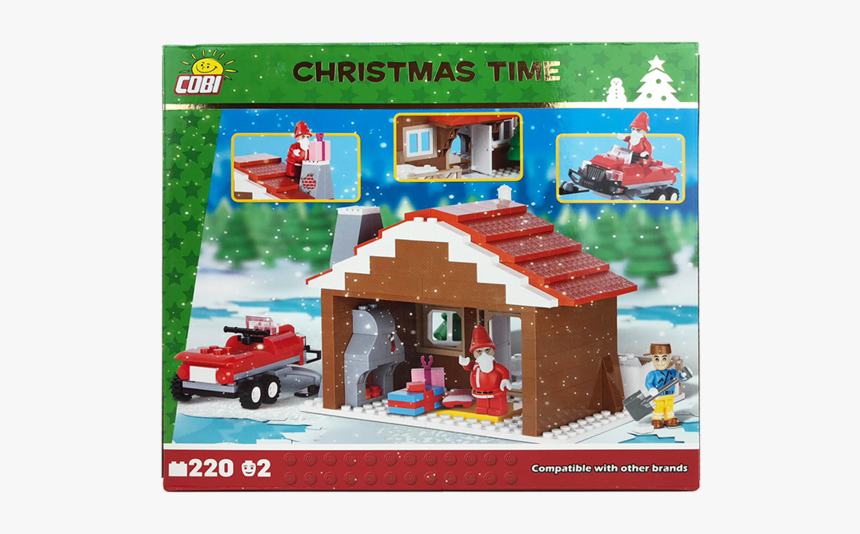 Christmas Eve 
 Data Mfp Src //cdn - Klocki Cobi Dom Świętego Mikołaja, HD Png Download