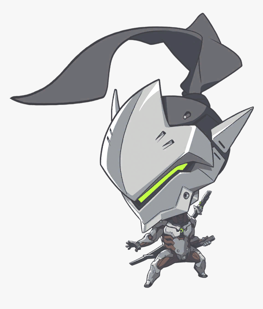 Overwatch Genji Cute Spray, HD Png Download