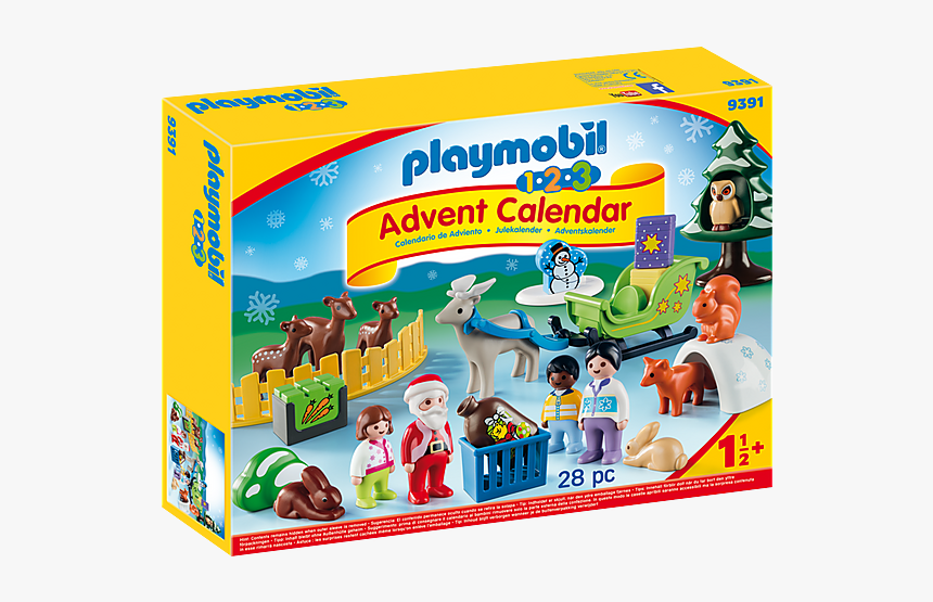 Playmobil Advent Calendar 9391 Christmas In The Forest - Playmobil Advent Calendar 2019, HD Png Download