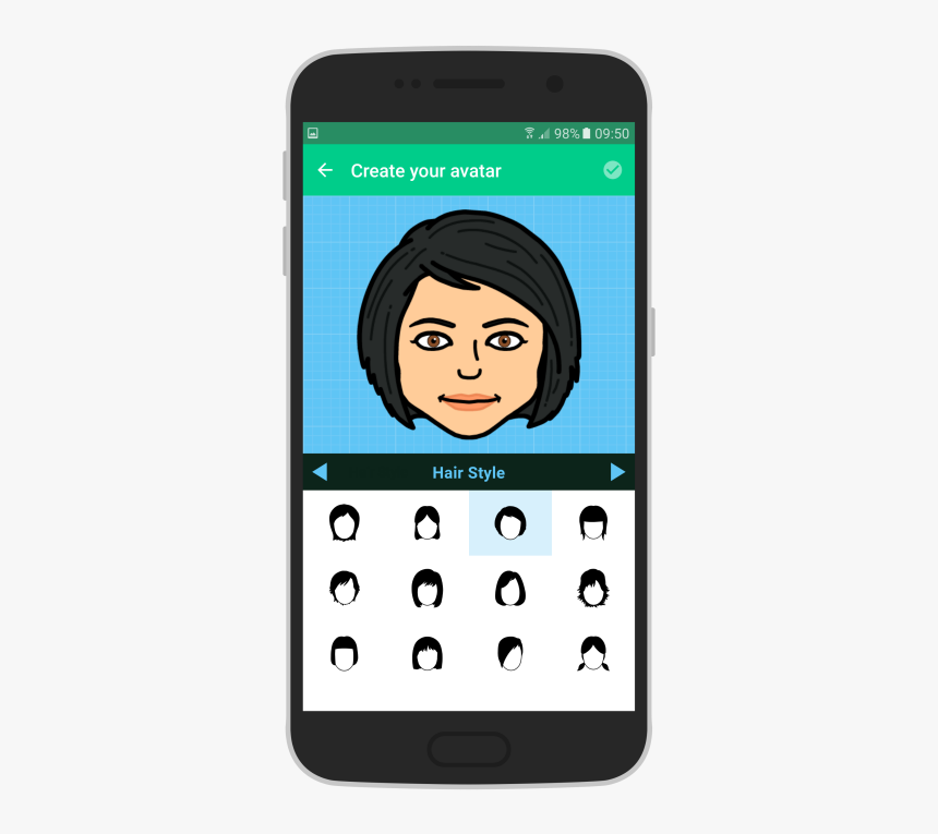 Create Your Personalised Bitmoji - Iphone, HD Png Download