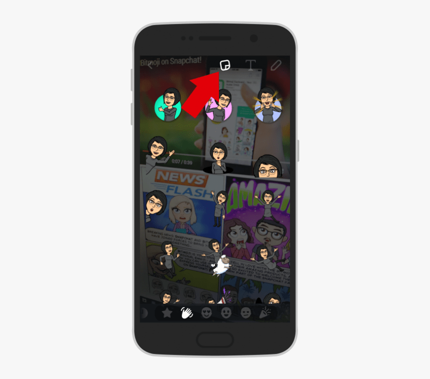 Customise Your Snapchat Posts With Your Personalised - Iphone, HD Png Download