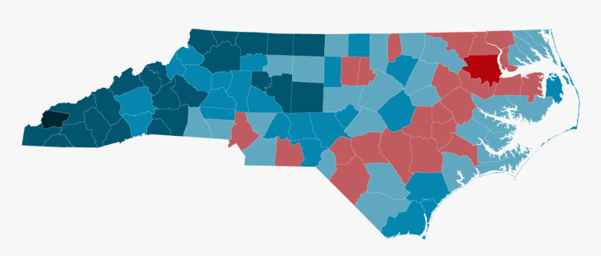Why Mccrory Lost , Visualized - Nc Area Codes, HD Png Download