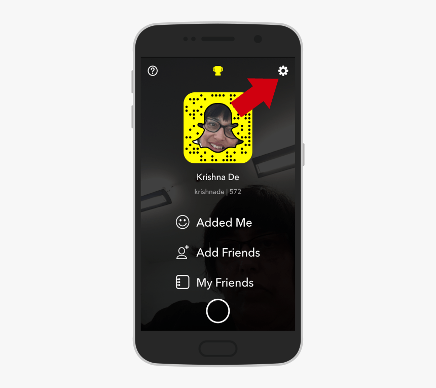 Navigate To Settings On Your Snapchat Account To Enable - Iphone, HD Png Download