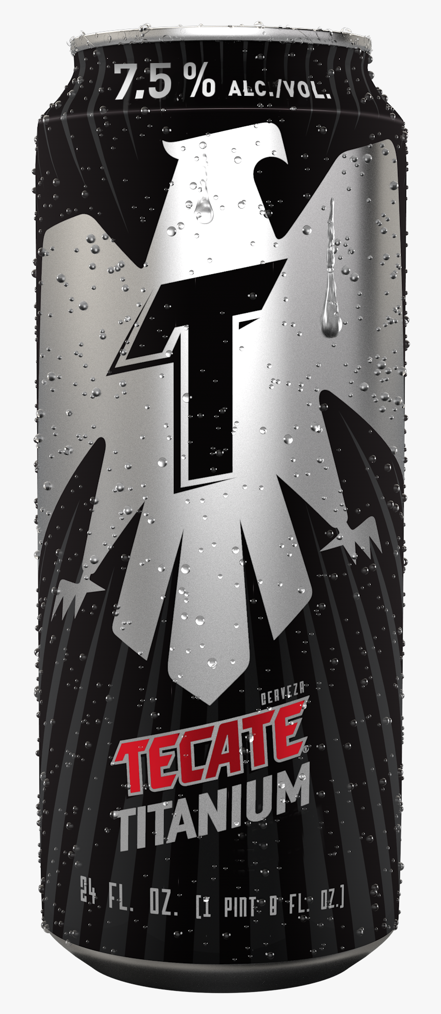 Tecate Titanium 24oz, HD Png Download