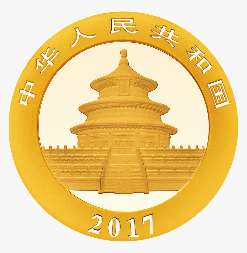 China Panda 8g Gold Coin - 2017 30 Gram Silver Panda, HD Png Download