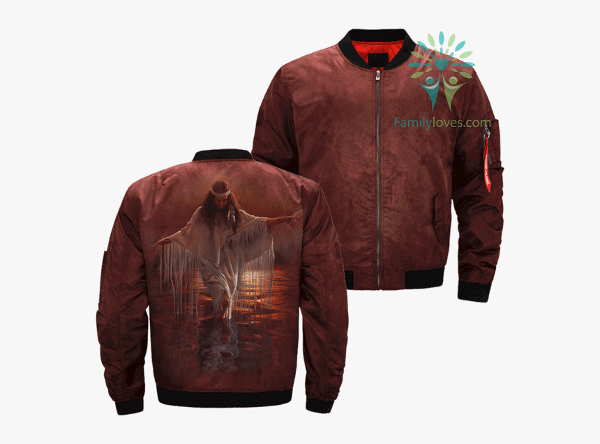 Native American Indian Girl Over Print Bomber Jacket - Truck Driver Jackets, HD Png Download