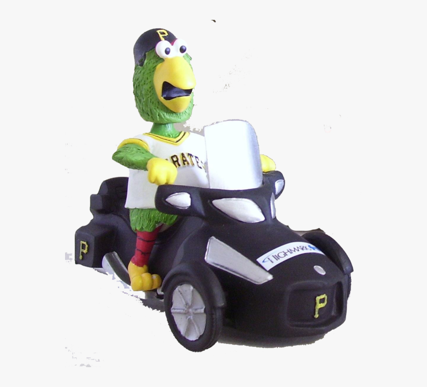 Parrot The Pittsburgh Pirates Mascot On Atv Bobble - Push & Pull Toy, HD Png Download