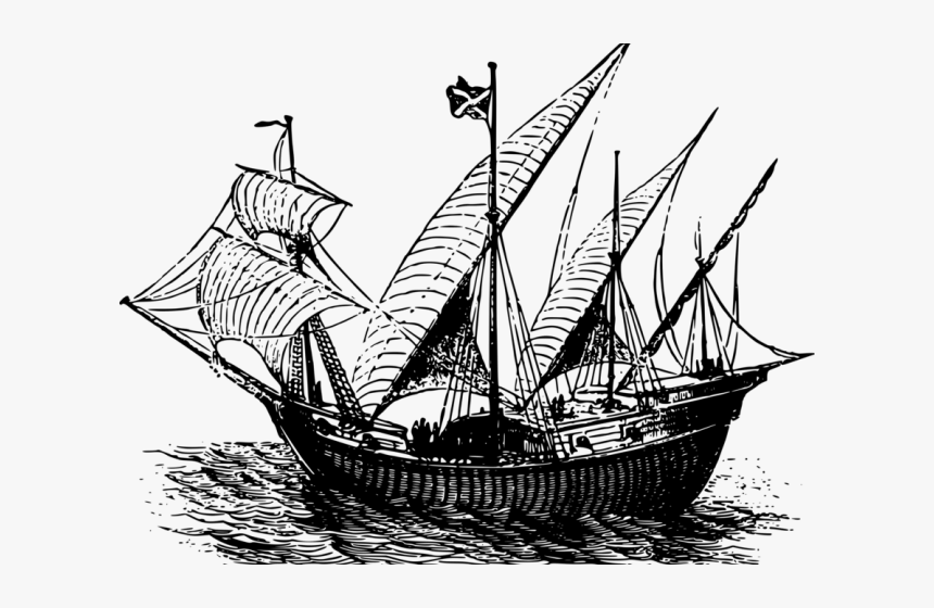 Caravel Ships 15th Century, HD Png Download