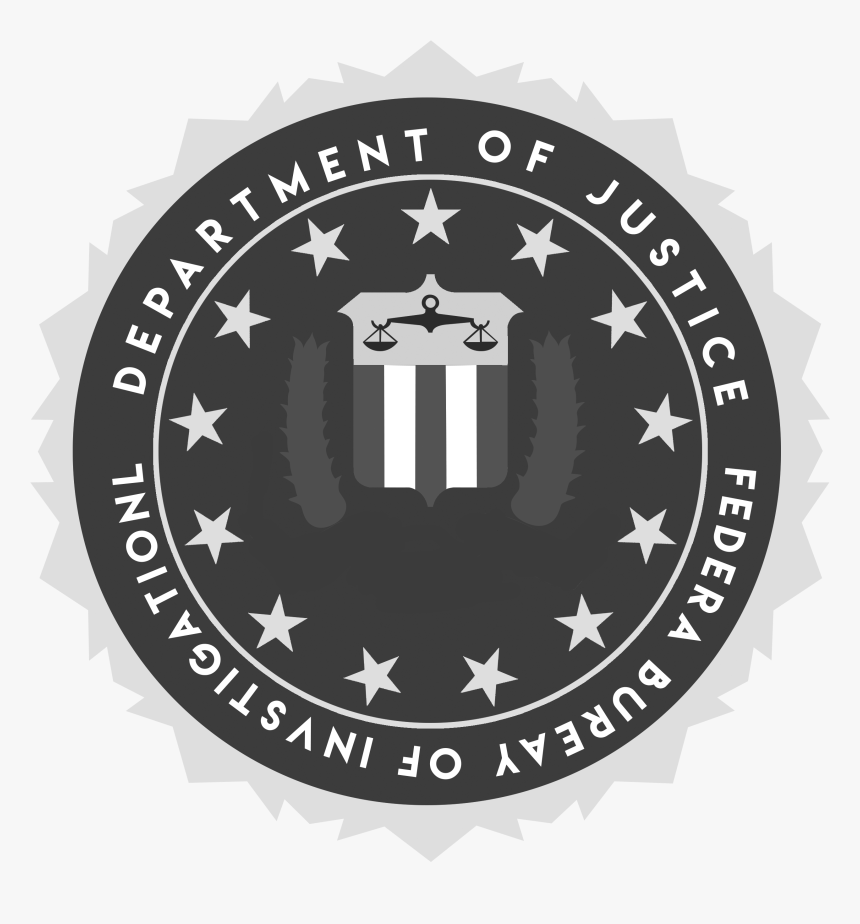 Fbi Seal Black And White Hd Png Download Transparent Png Image Pngitem