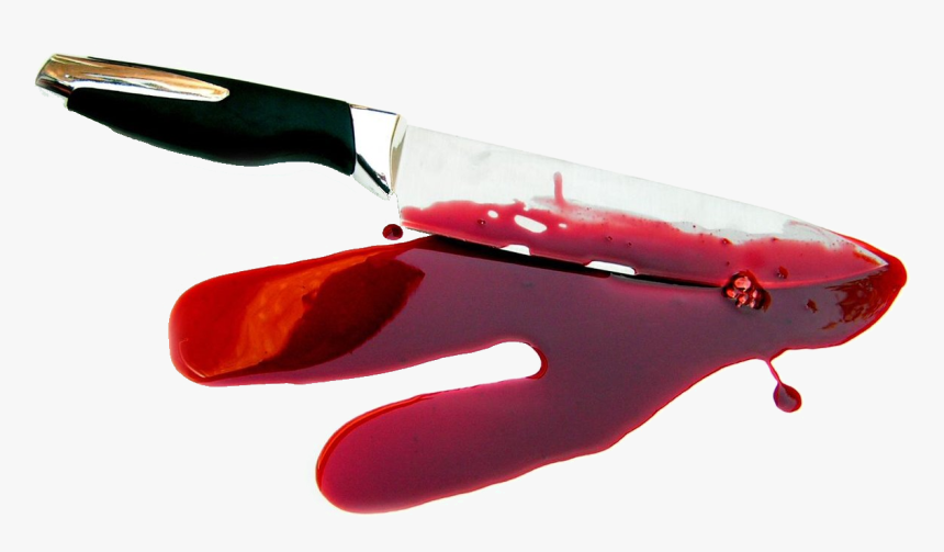 Faca Com Sangue Png - Blood On Knife Png, Transparent Png