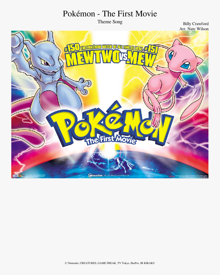 Pokémon The First Movie, HD Png Download