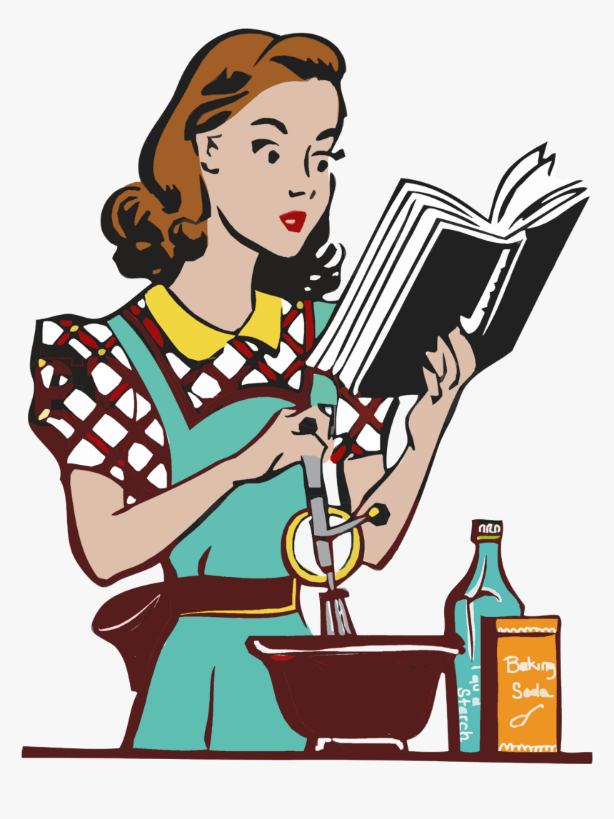 I Think I Am Ready For A Little Cuddling And An Episode - Woman Cooking Clipart, HD Png Download