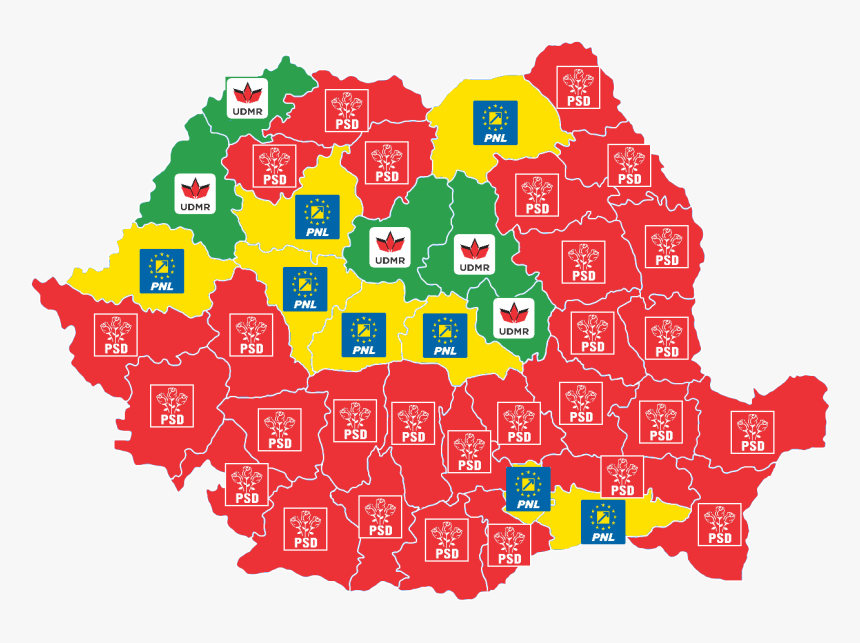 Romanian Political Map 364 3644456 Locale 2016 Cj Political Map Of Romania 2019 