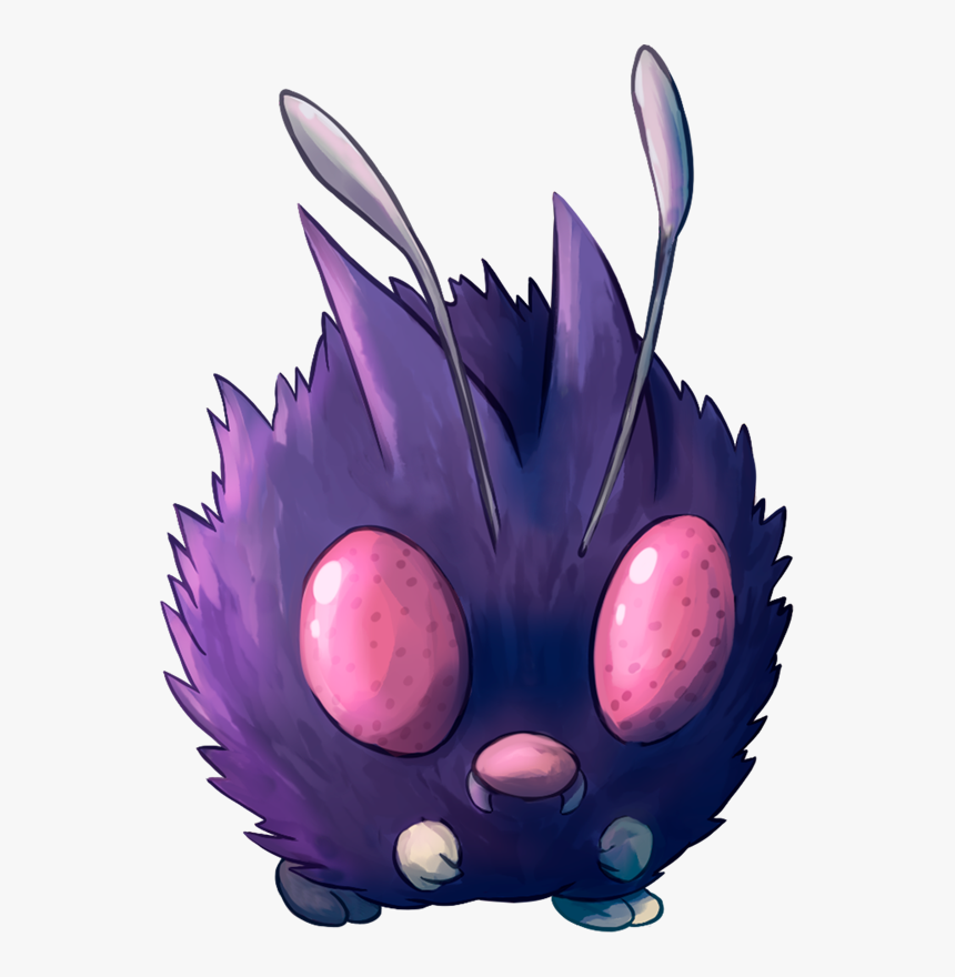 Shiny Venonat Pokemon Crystal, HD Png Download