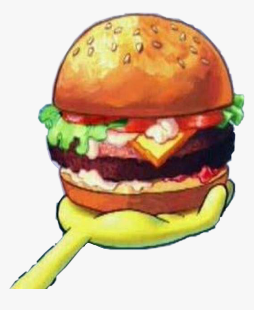 Spongebob Spongebobsquarepants Krabbypatties Krabbypatt - Spongebob Krabby Patty Png, Transparent Png