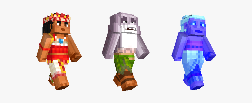 Minecraft Moana Skin Pack, HD Png Download