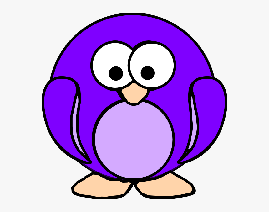 Purple Penguin Clip Art At Clkercom Vector - Pink And Purple Penguin, HD Png Download
