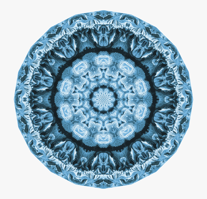 Plate,blue And White Porcelain,symmetry, HD Png Download