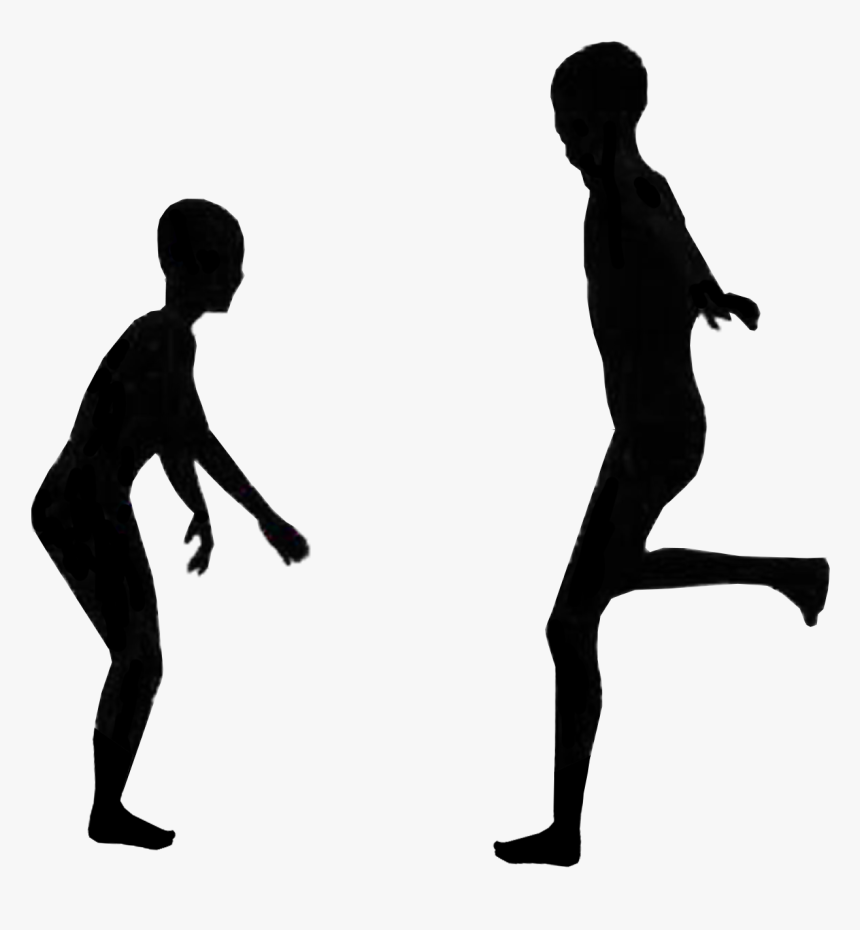 Playing Silhouette Architecture Material Sources - Architecture Transparent People Silhouettes Png, Png Download