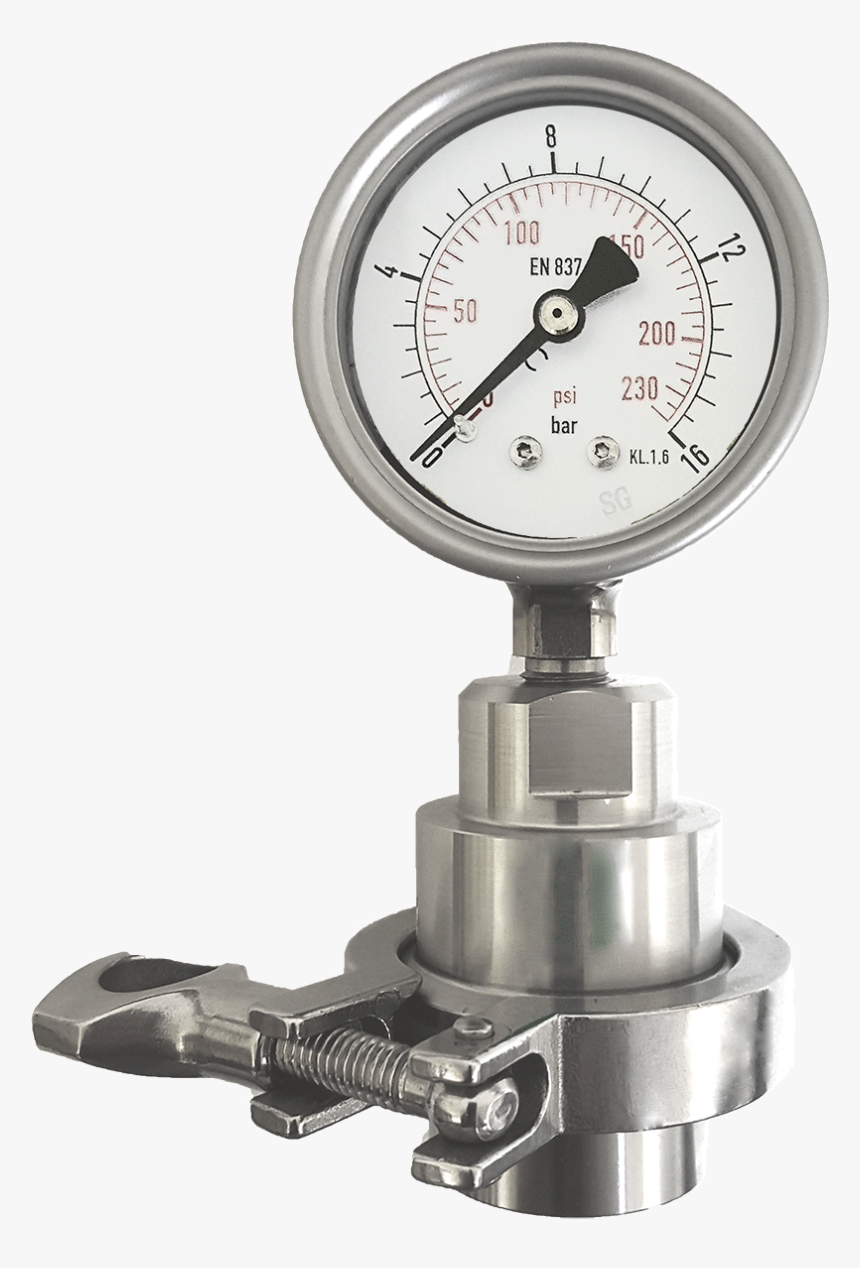 Manometro 0 A 6 Bar Sanitario, HD Png Download