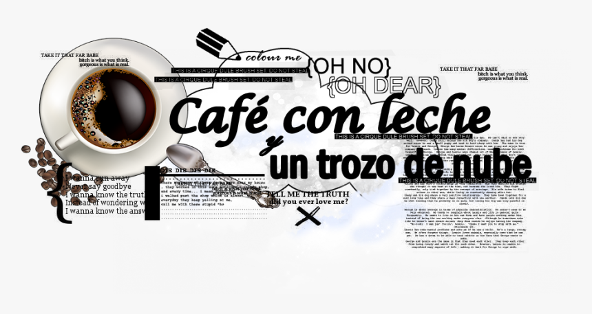Café Con Leche Y Un Trozo De Nube - Kopi Tubruk, HD Png Download