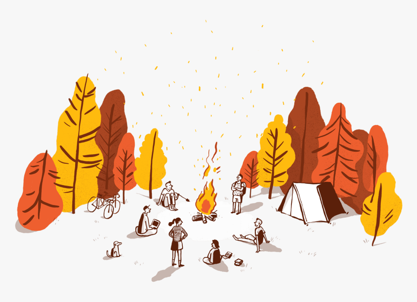 An Illustration Of A Diverse Team Gathered Around A - Illustration, HD Png Download