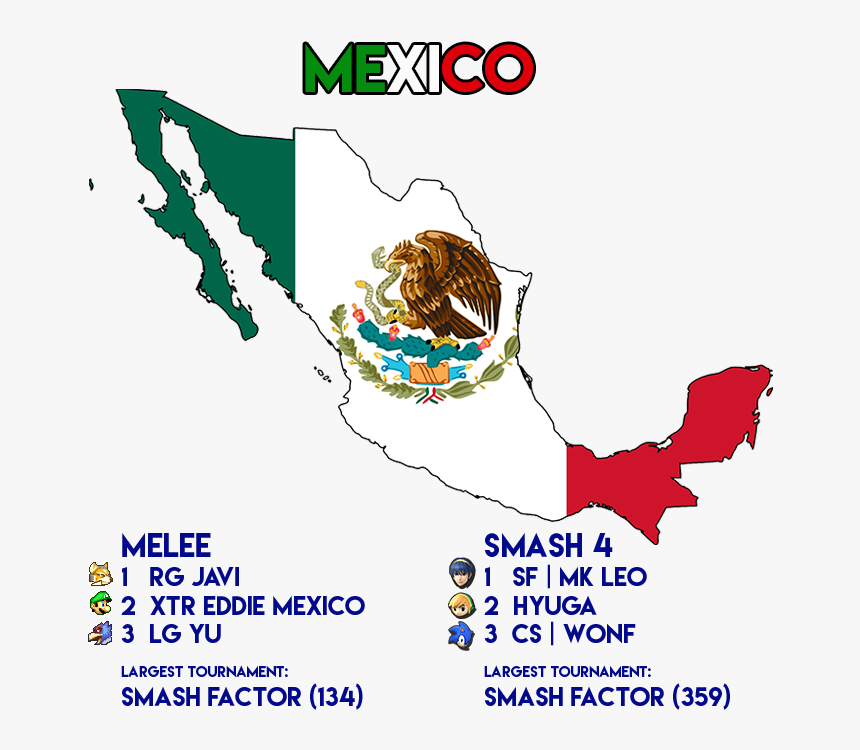 Clipart Mexico Map Flag, HD Png Download