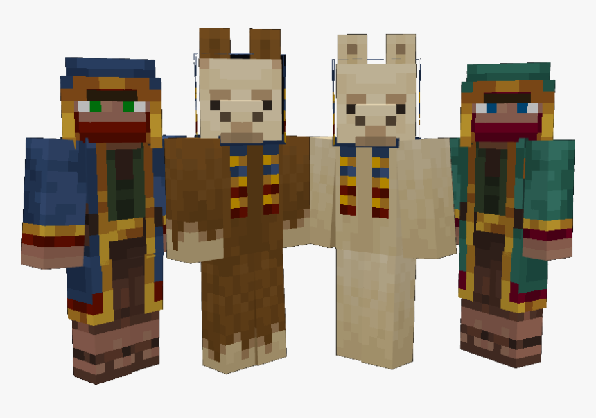 Minecraft Traveling Trader Skin, HD Png Download